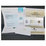 24.84ct Large AAA Citrine Gemstone UGL Appraised 24.84ct Large AAA Citrine Gemstone UGL Appraised