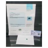 2.12ct Natural Emerald Gemstone with UGL Appraisal 2.12ct Natural Emerald Gemstone with UGL Appraisal