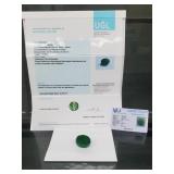 133ct Massive Emerald Gemstone Cert & Appraised 133ct Massive Emerald Gemstone Cert & Appraised