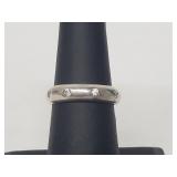.925 Sterling Silver Gemstone Band .925 Sterling Silver Gemstone Band