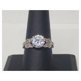 .925 Sterling Silver CZ Ring