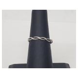 .925 Sterling Silver Braided Band