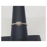 .925 Sterling Silver Heart Ring .925 Sterling Silver Heart Ring