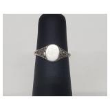 .925 Sterling Silver Initial Ring .925 Sterling Silver Initial Ring