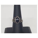 .925 Sterling Silver Onyx Ring .925 Sterling Silver Onyx Ring