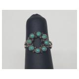 .925 Sterling Silver Turquoise Ring .925 Sterling Silver Turquoise Ring