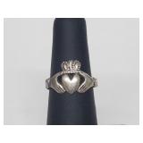 .925 Sterling Silver Claddagh Ring