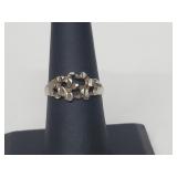 .925 Sterling Silver Nugget Ring .925 Sterling Silver Nugget Ring