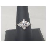 .925 Sterling Silver CZ Ring