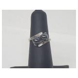 .925 Sterling Silver Black Pearl Ring .925 Sterling Silver Black Pearl Ring