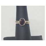 .925 Sterling Silver Garnet Ring .925 Sterling Silver Garnet Ring