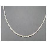.925 Sterling Silver Rope Chain .925 Sterling Silver Rope Chain