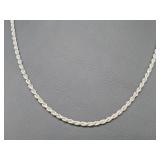 .925 Sterling Silver Rope Chain