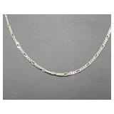 .925 Sterling Silver Figaro Chain