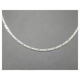 .925 Sterling Silver Figaro Chain