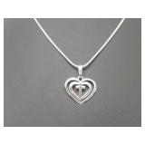 .925 Sterling Silver Religious Pendant & Chain .925 Sterling Silver Religious Pendant & Chain