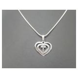 .925 Sterling Silver Religious Pendant & Chain