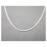 .925 Sterling Silver Rope Chain