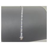 .925 Sterling Silver Multi Gemstone Bracelet .925 Sterling Silver Multi Gemstone Bracelet