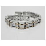 Stainless Steel Gemstone Bracelet Stainless Steel Gemstone Bracelet