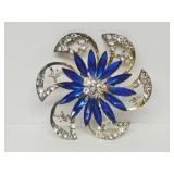 Vintage Floral Costume Jewelry Brooch Vintage Floral Costume Jewelry Brooch