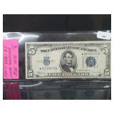 1934-C Rare Star Note $5 Silver Certificate