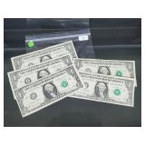 5- $1 Star Notes (3-2017,2-2013) 5- $1 Star Notes (3-2017,2-2013)