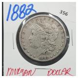 1882 90% Silver Morgan $1 Dollar