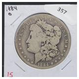 1884-O 90% Silver Morgan $1 Dollar