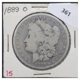 1889-O 90% Silver Morgan $1 Dollar