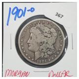 1901-O 90% Silver Morgan $1 Dollar