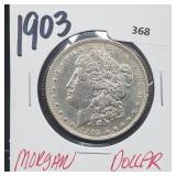 1903 90% Silver Morgan $1 Dollar