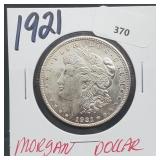 1921 90% Silver Morgan $1 Dollar