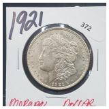 1921 90% Silver Morgan $1 Dollar