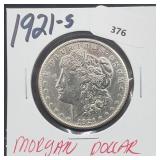 1921-S 90% Silver Morgan $1 Dollar 1921-S 90% Silver Morgan $1 Dollar
