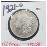 1921-D 90% Silver Morgan $1 Dollar 1921-D 90% Silver Morgan $1 Dollar