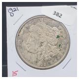 1921-D 90% Silver Morgan $1 Dollar 1921-D 90% Silver Morgan $1 Dollar