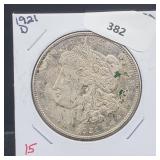 1921-D 90% Silver Morgan $1 Dollar