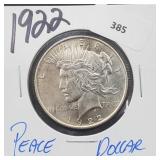 1922 90% Silver Peace $1 Dollar 1922 90% Silver Peace $1 Dollar