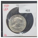 1980 Susan B anthony $1 Dollar 1980 Susan B anthony $1 Dollar