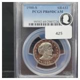 PCGS 1980-S PR69DCAM Susan B Anthony $1