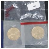 2-2006 UNC Sacagawea $1 Dollars 2-2006 UNC Sacagawea $1 Dollars
