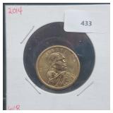 2014 Sacagawea $1 Dollar 2014 Sacagawea $1 Dollar
