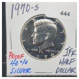 1970-S Proof 40% Silver JFK Half $1 Dollar