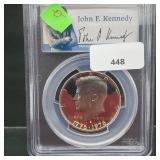 PCGS 1976-S PR69DCAM 40% Silver JFK Half $1