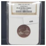 NGC 2006-S PF69 Ultra Cameo Clad NE Quarter NGC 2006-S PF69 Ultra Cameo Clad NE Quarter