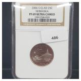 NGC 2006-S PF69 Ultra Cameo Clad NE Quarter