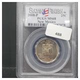 PCGS 2008-P MS68 NM Quarter 25 Cents PCGS 2008-P MS68 NM Quarter 25 Cents