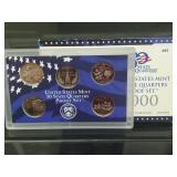 2000 US Mint State Quarter Proof Set