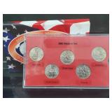 2001 Denver Mint State Quarter Set